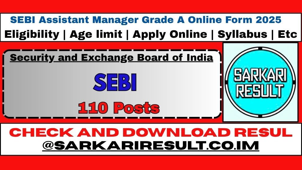 SEBI Assistant Manager Grade